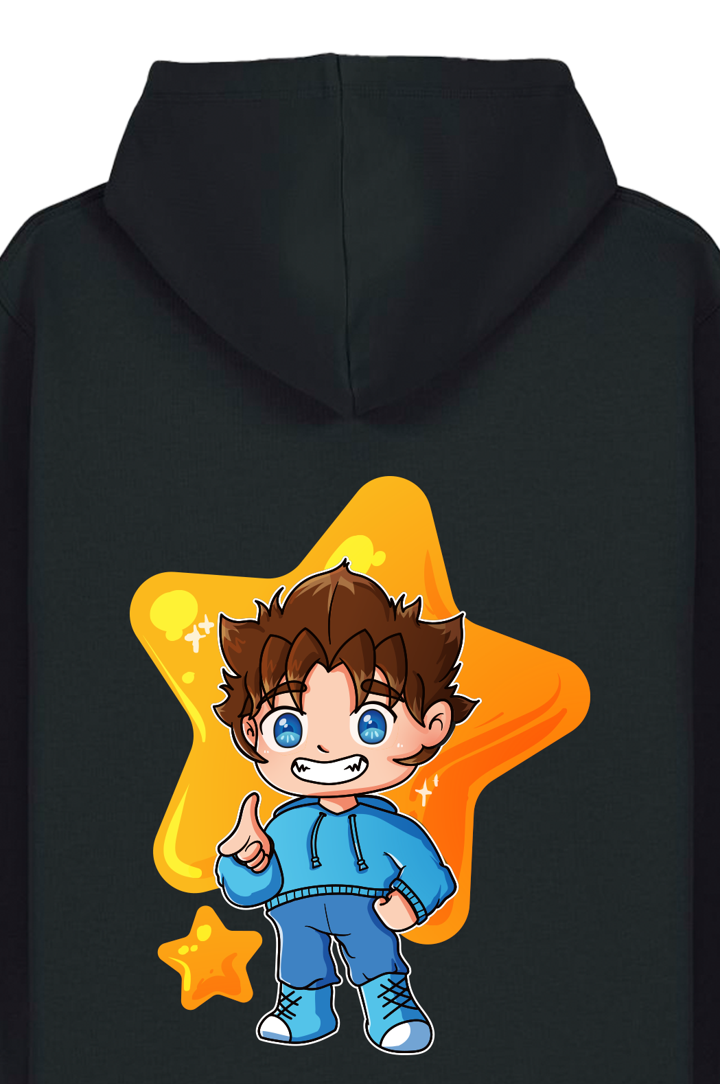 LumeXx Star Hoodie schwarz