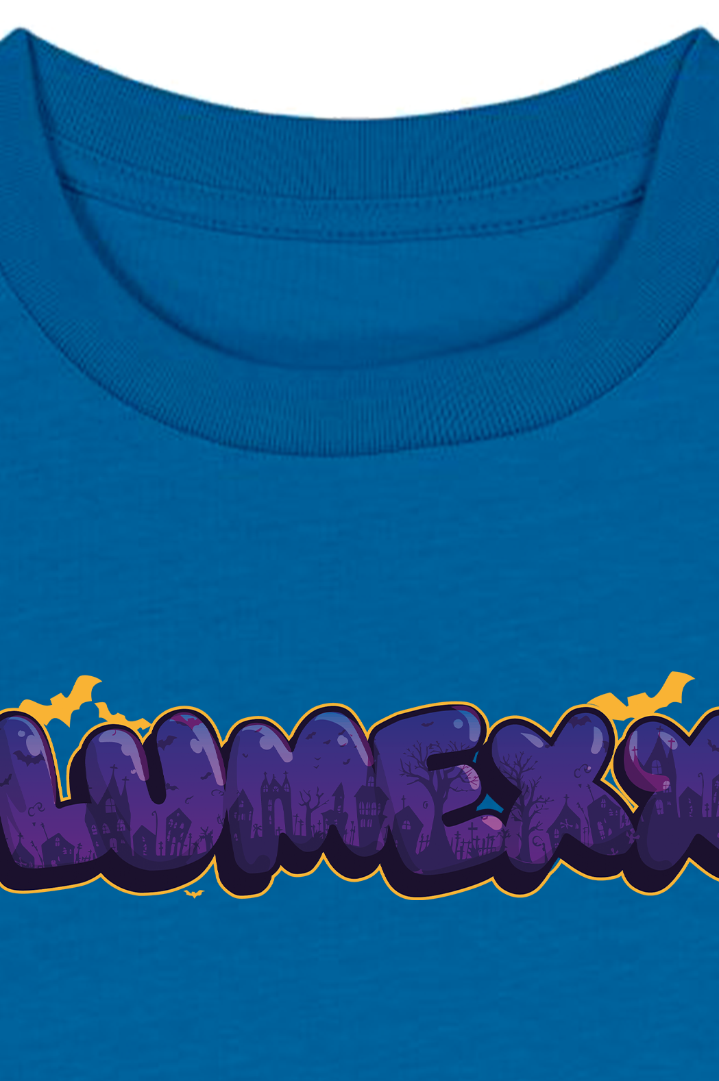 Halloween Shirt blau